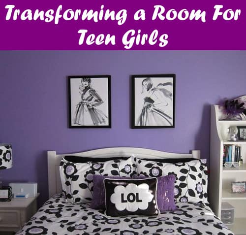 Transform a room for teen girls bedroom